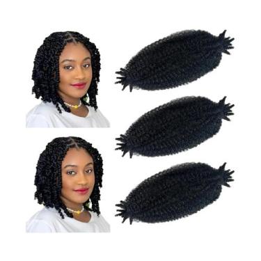 Imagem de Cabelo Sintético Afro Twist Pré-Separado Marley Twist Para Tranças, Id