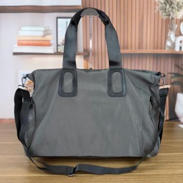 Imagem de Bolsa Sacola Grande Cetim Alça Transversal Viagem Academia Maternidade