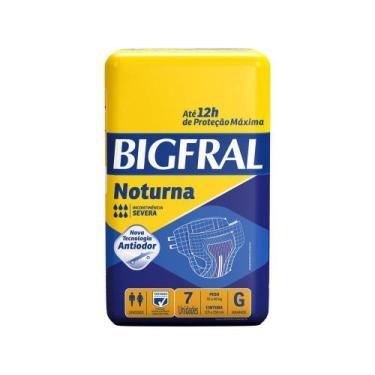 Imagem de Fralda Geriátrica Bigfral Noturna G - 7 Unidades, 7 unidades, 7 unidad