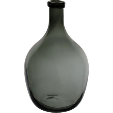 Imagem de VASO DECORATIVO ENFEITE HOME&CO VIDRO 30x18x18cm FUMÊ