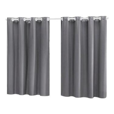 Imagem de Cortina Para Sala Quarto Em Tecido Oxford Cinza 3,00X2,20
