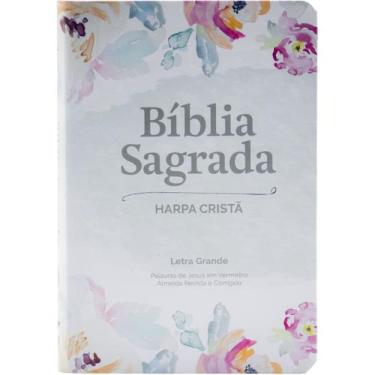 Imagem de Bíblia Sagrada - Letra Grande - Edição com Letras Vermelhas e Harpa Cr