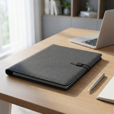 Imagem de Pasta Executiva Premium com Bloco de Anotações e Organizadores de Docu