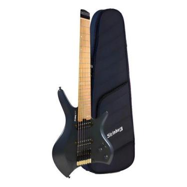 Imagem de Guitarra Strinberg Double Cutaway Shn7 Next Ob Onix Black