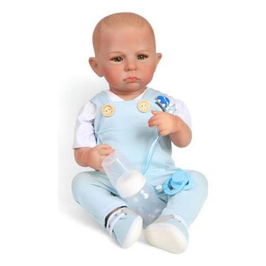 Imagem de Bebê Reborn Menino Lorenzo Pintura Realista Mundo Kids