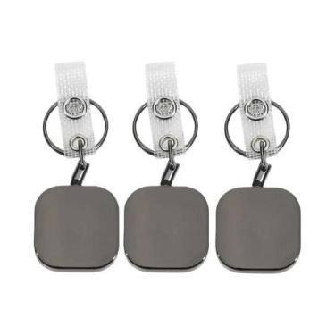 Imagem de Crachá Retrátil De Metal Reforçado Com Cordão Para Identificação E Car