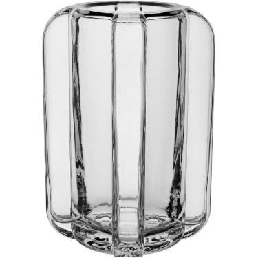 Imagem de VASO DECORATIVO ENFEITE CASA HOME&CO VIDRO 20x15x15cm TRANSPARENTE