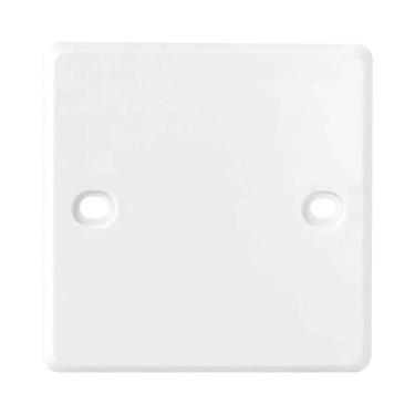 Imagem de Tampa De Caixa De Junção Redonda Em Material PC Branco, Resistente Ao 