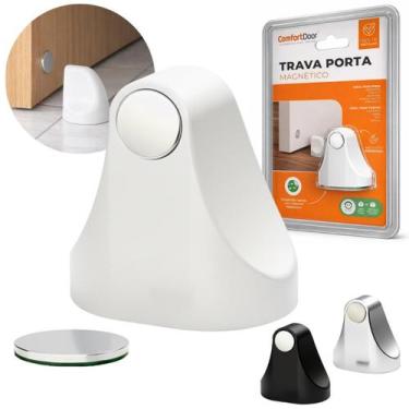Imagem de Trava Porta Magnético Comfort Door Variação Cores, branco