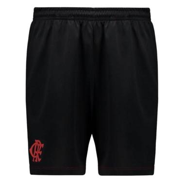 Imagem de Bermuda Braziline Flamengo Brotar Masculina - Preto P-Masculino