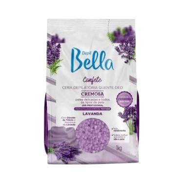 Imagem de Cera Depilação Confete Corpo Depil Bella (1kg) Lavanda Cremosa