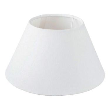 Imagem de Cúpula De Abajur 30x20x50cm Grande Tecido Algodão Soquete nacional Ref