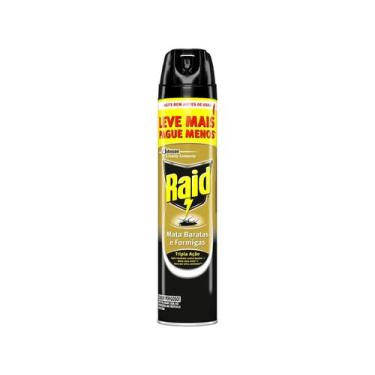 Imagem de Inseticida Aerossol Mata Baratas e Formigas 420ml Raid, 420ml