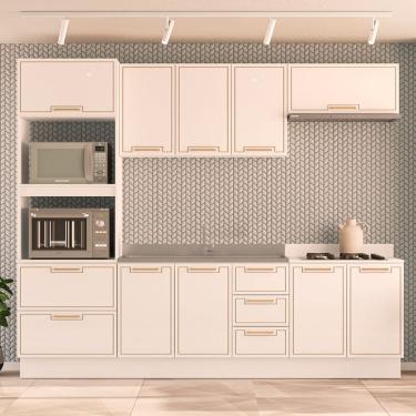 Imagem de Cozinha Modulada 5 Pecas sem Pia e Rodape Amara Politorno