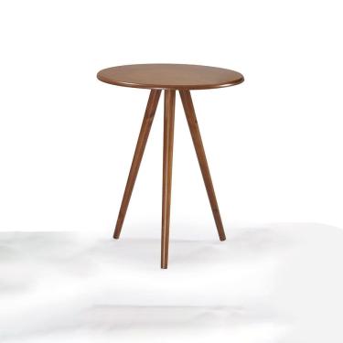 Imagem de Mesa de Apoio Média Tripé Pé Palito Hannover - Imbuia Glazer