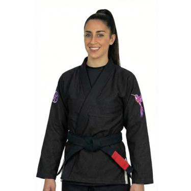 Imagem de Keiko, Kimono Jiu Jitsu Colibri, Feminino, Preto, A1