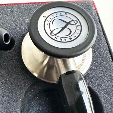 Imagem de Estetoscópio 3M Littmann Cardiology IV Cores Variadas, Preto 6152