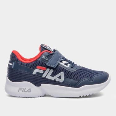 Imagem de Tênis Infantil Fila Split Vlc, Marinho, Prata, 28