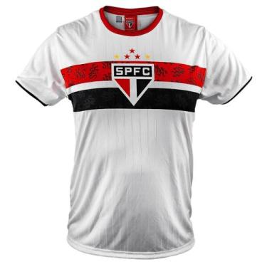 Imagem de Camiseta São Paulo Branca Masculina Original Cor:BrancoTamanho:GGênero