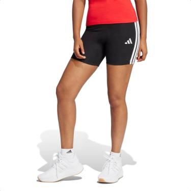 Imagem de Shorts Adidas Feminino Biker Cós Alto Essentials Três Listras-Feminino