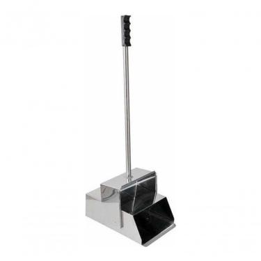 Imagem de Kit 2 Pá Catabituca F2 em Aço Inox Ferrítico AISI 430 com Tampa Articulada Inox Higipack
