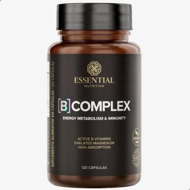 Imagem de B Complex + Magnésio Vitaminas 120 Capsulas Essential - Essential Nutr