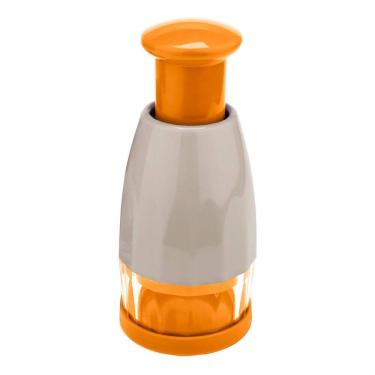 Imagem de Picador de Alho Manual de Polipropileno e Lâmina Aço Inox Warm Orange 15,5x7cm Oxford