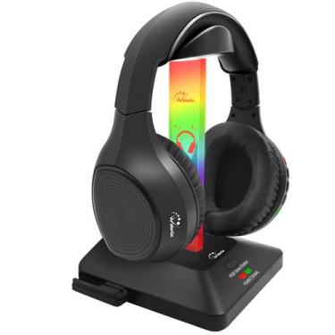 Imagem de Fones de ouvido de TV sem fio Wallarge, transmissor RF de 5,8 GHz, 25 