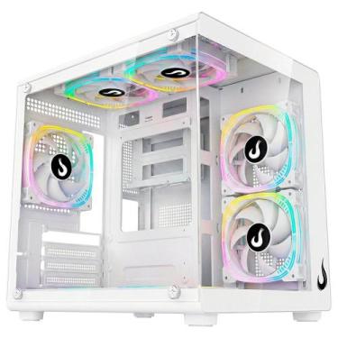 Imagem de Gabinete Gamer Rise Mode Galaxy Glass X Mini, M-ATX, Lateral e Frontal