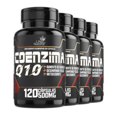 Imagem de Coenzima Q10 100% Pura 500mg Desempenho Físico Antioxidante - MarketVi