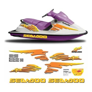 Imagem de Kit Adesivos Compatível Seadoo SPX 1994 SD59 - SPTS