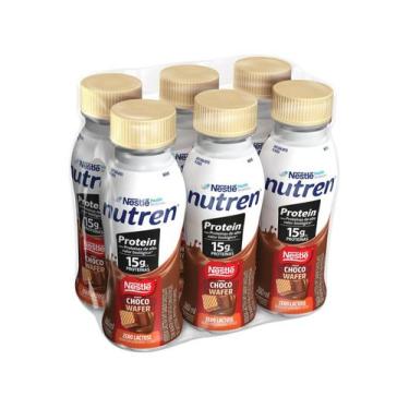 Imagem de Bebida Láctea UHT com 15g de Proteínas Nestlé Nutren Protein Chocowafe