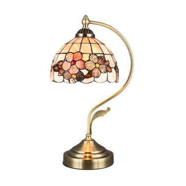 Imagem de Abajur Luminária Tiffany para Sala e Quarto 41x18cm - Prime Home Decor
