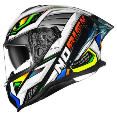 Imagem de Capacete Norisk Strada 2 Reptel Vermelho Azul-Unissex