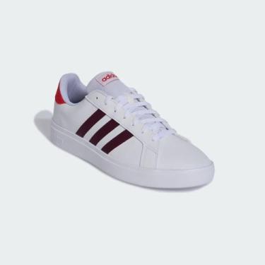 Imagem de Tênis adidas Grand Court Base 2.0 Casual Branco - Masculino IU8088, 38