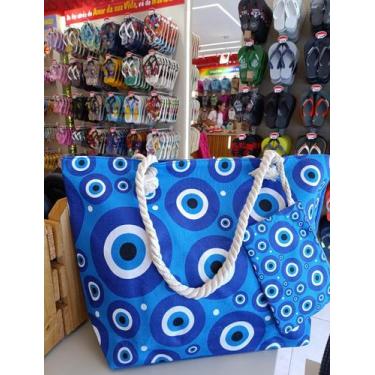 Imagem de Bolsa de praia grande olho grego
