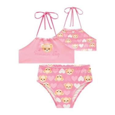 Imagem de Biquíni Infantil Dupla Face Ursinha Princesa Infanti, Estampado, 8