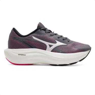 Imagem de Tênis Mizuno Virtue 2 Feminino, 39, Cinza, Rosa