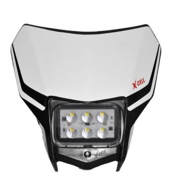 Imagem de Carenagem Farol Completo X-cell Crf 250f Led, Preto