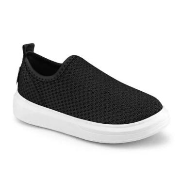 Imagem de Tênis Infantil BIBI Glam Escolar Casual Feminino, Preto, 34