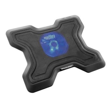 Imagem de Cooler Multilaser AC123 para Notebook Formato de X Suporte em Metal co