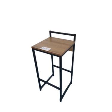 Imagem de Banqueta Urbana metal Preto/mel - MMF