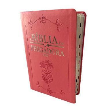 Imagem de BIBLIA DA PREGADORA ROSA de Estudo Esboços e comentários FIEL LUXO PJV