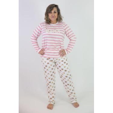 Imagem de Pijama bear moletinho adulto feminino - PIJAMORES, M