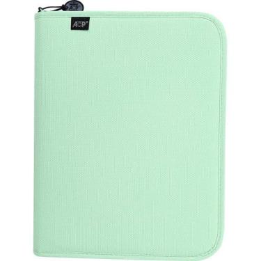 Imagem de Fichario com Ziper Sweet Verde C/ESTOJO+DIV 96FLS - ACP