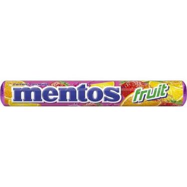Imagem de Bala Mentos Stick Frutas 37,5g Dp.c/16
