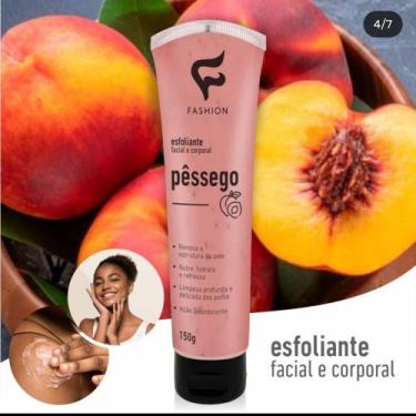 Imagem de Creme Esfoliante Facial Corporal Pessego 150g - Fashion