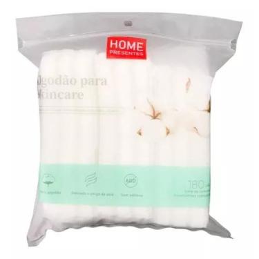 Imagem de Discos De Algodão Skincare Para Limpeza Facial Com 180 Peças - Home