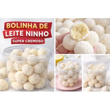 Imagem de Bolinha de Leite Ninho Gourmet no Pote  Docinho de Festa Cremoso  Doce