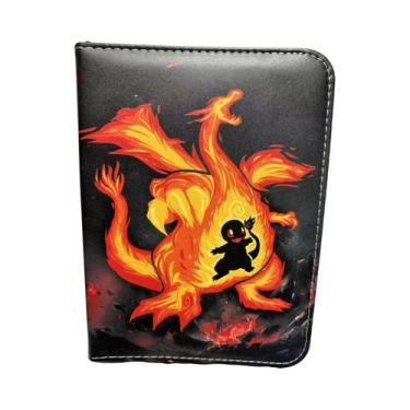 Imagem de Álbum De Cartas Pokémon Para Crianças, Álbum De Fotos Com Zíper Em PU,
